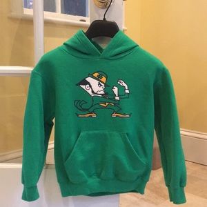 Notre Dame Champion Eco Fleece youth small (6-7)